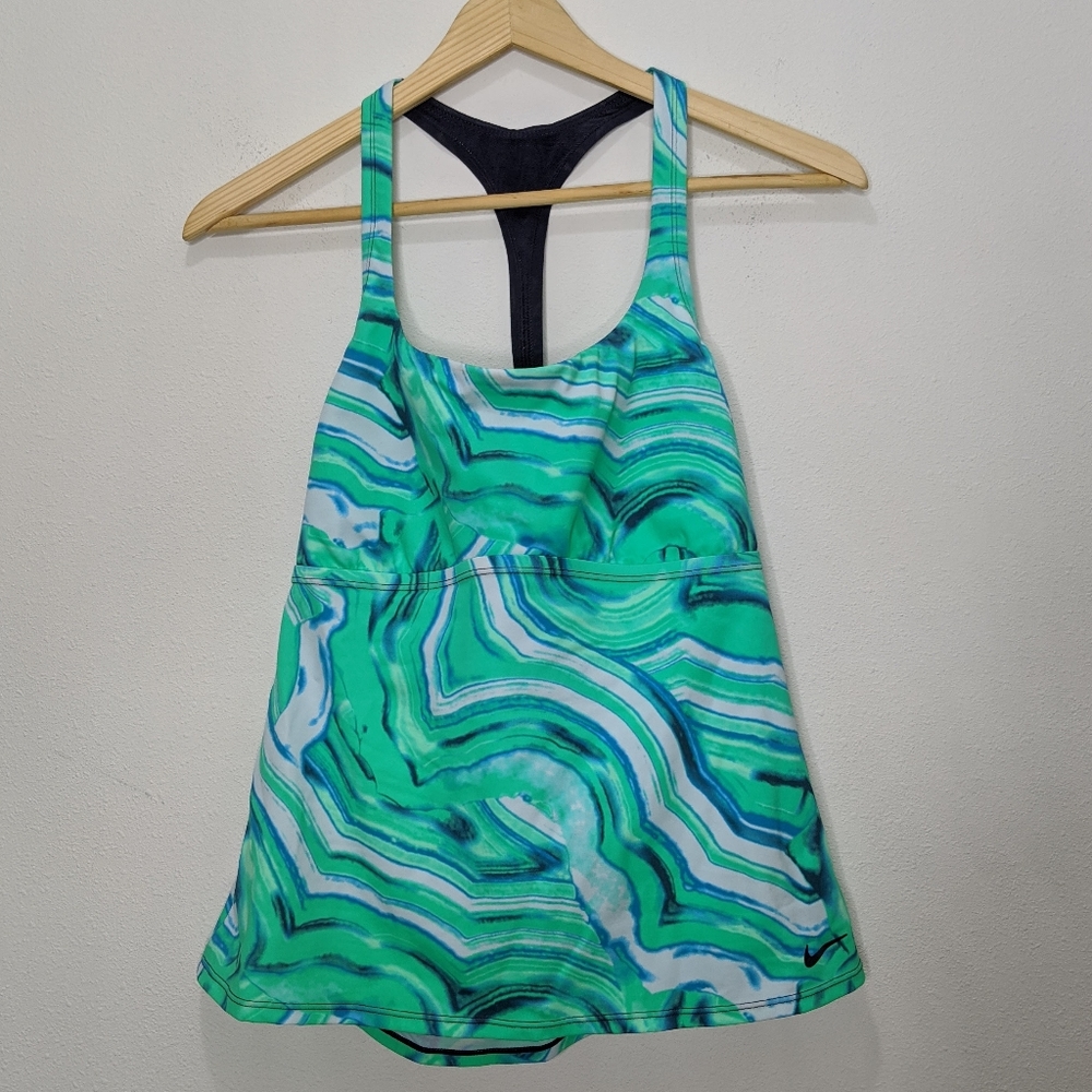 Nike Watercolor Tankini Tank Top sz Large